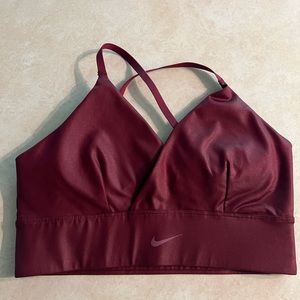 Nike maroon bralette. Size medium.